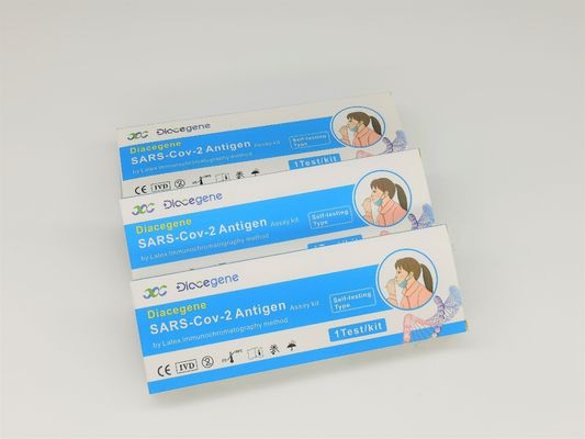 Teste rápido Kit Saliva do antígeno dos Sars Cov 2 método de uma imunofluorescência de 15 minutos